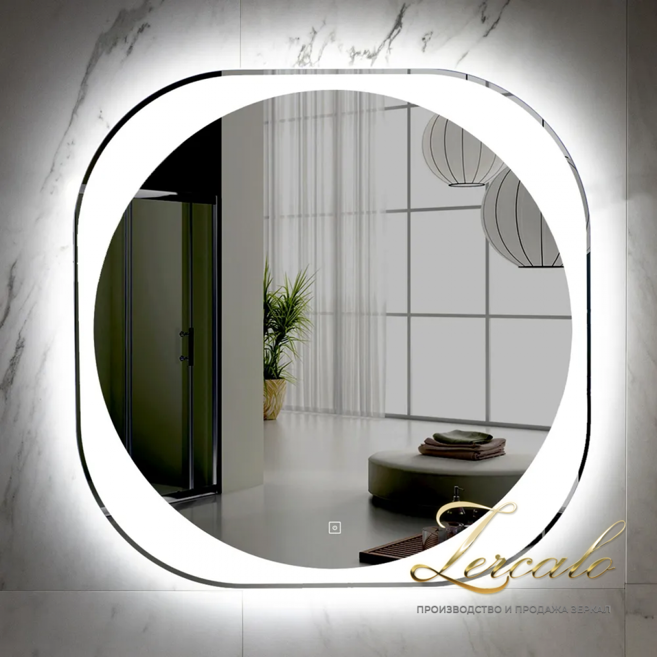 Anna зеркало прямоугольное 80x60, 60x80, 80x80